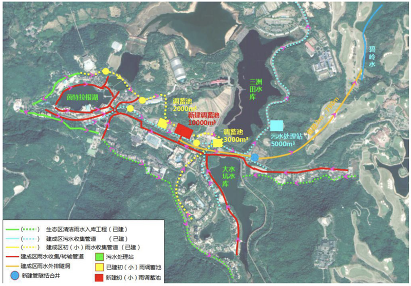 三洲田水库（茶溪谷片区）水质保障完善工程EPC总承包项目